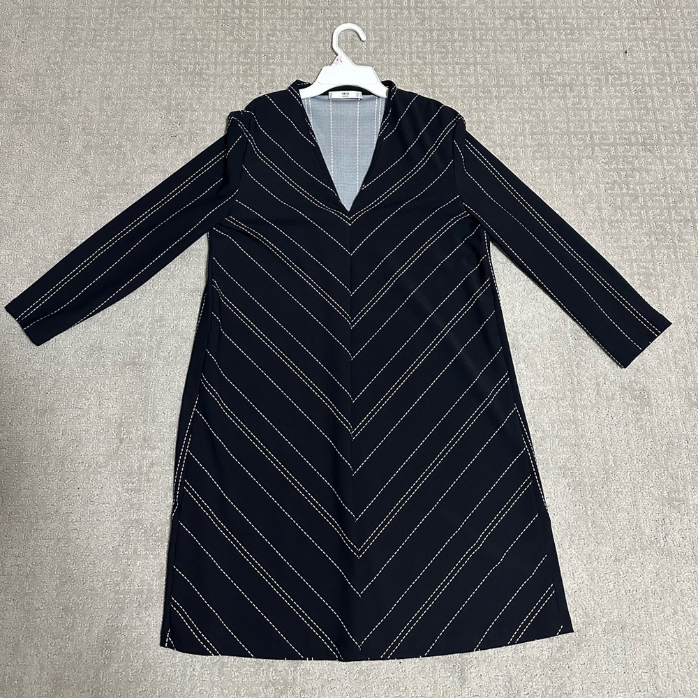 Mango black dress